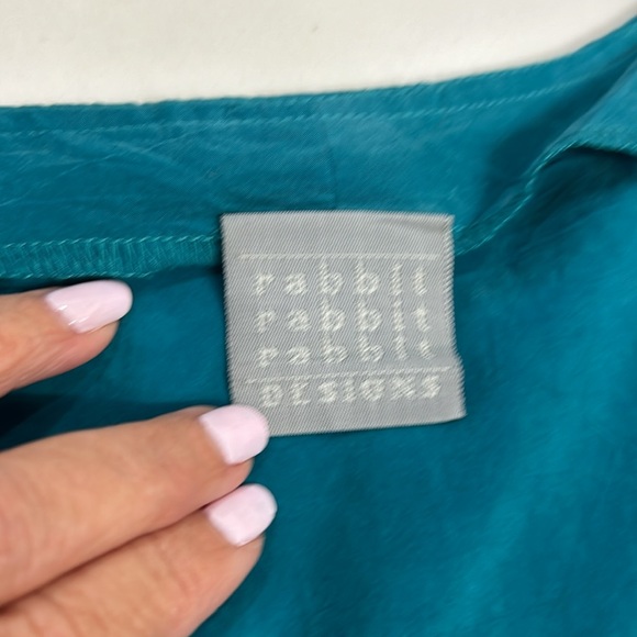 Rabbit Rabbit Rabbit Designs Emerald‎ Green Dress. Size 14M - Picture 10 of 12